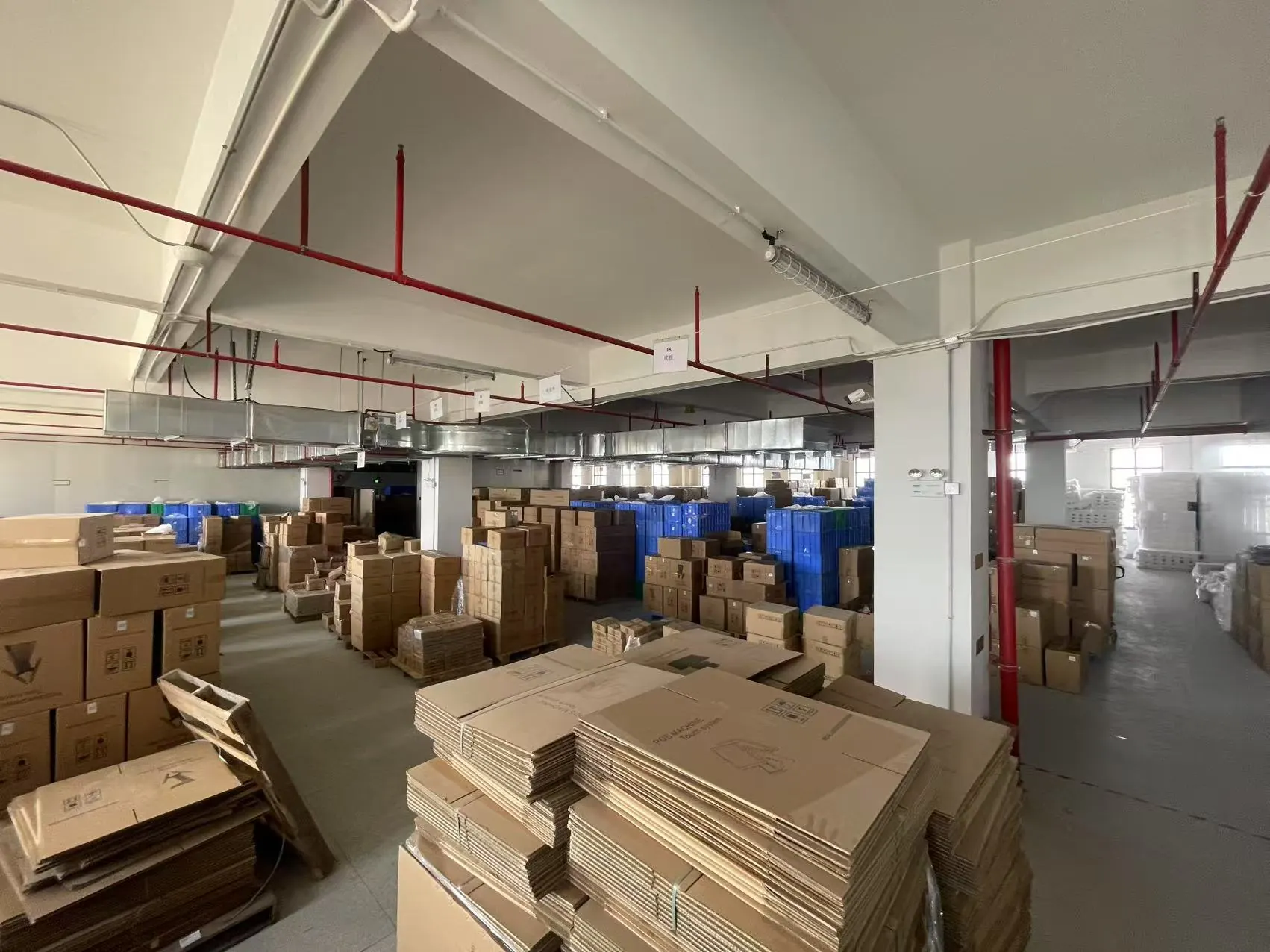 Warehouse and packing area